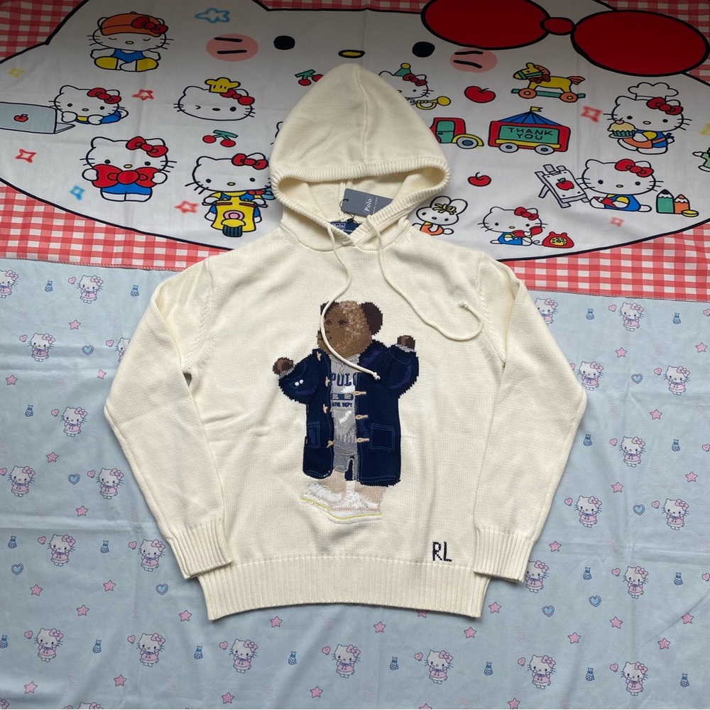 Ralph Lauren Cream Hoodie Sweater